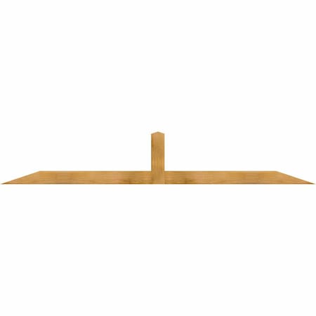 Ekena Millwork Portland Rough Sawn Timber Gable Bracket, Western Red Cedar, 96"W x 16"H x 4"D x 4"F, 4/12 Pitch GBW096X16X0404POR00RWR